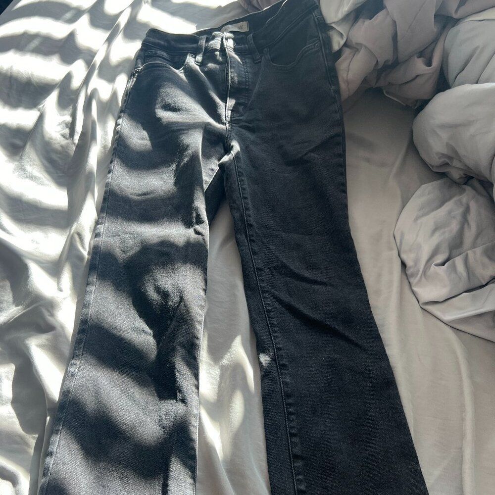 Madewell black jeans‎ cali demi boot size 27